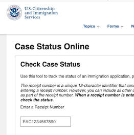 USCIS Case Status Check